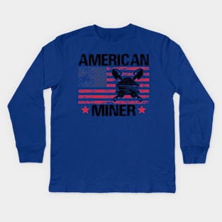 American Miner Kids Long Sleeve T-Shirt